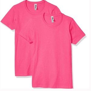 NWT Marky G Women's Adult Hot Pink 2 pack T-shirts